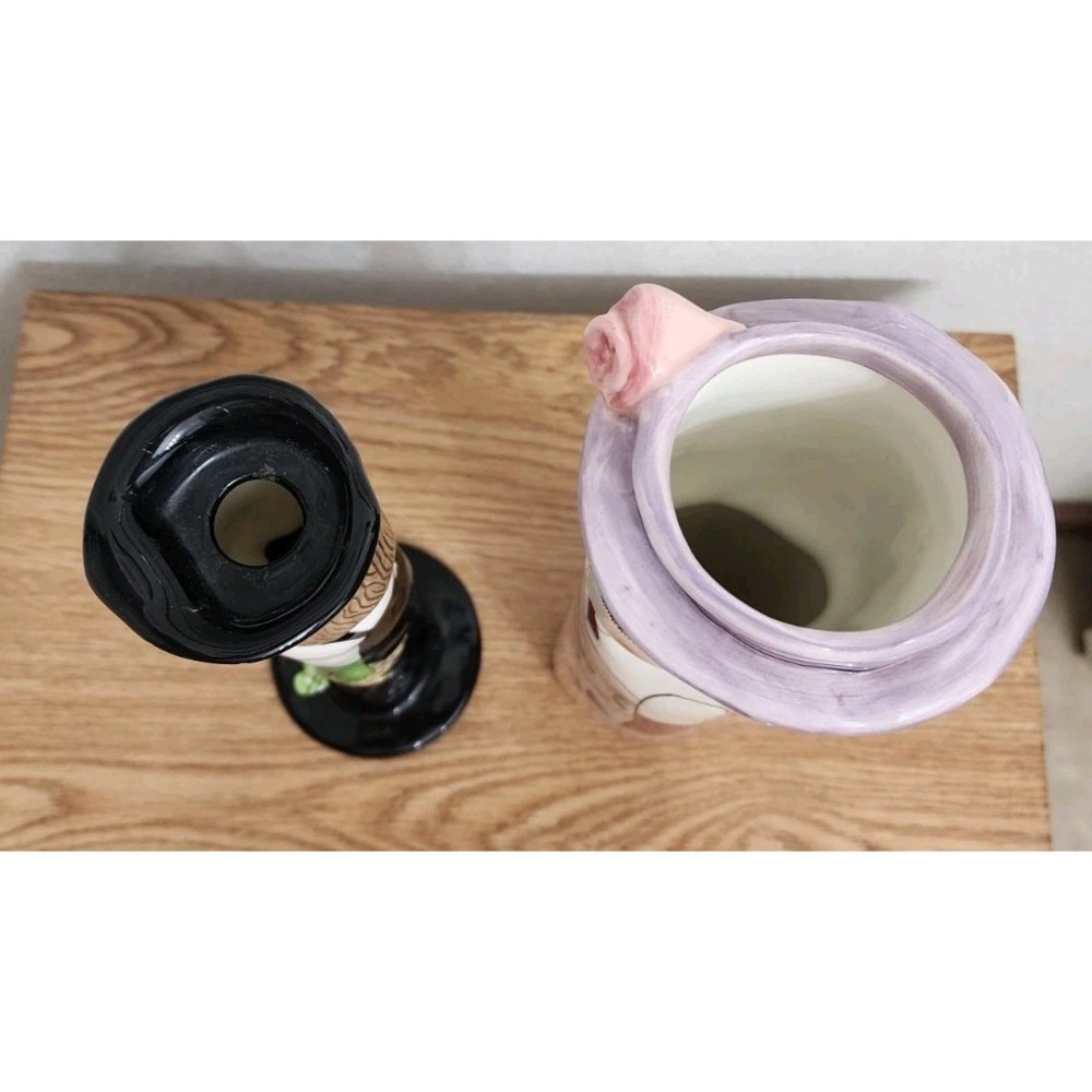 Lauren & Suzie by Susan Paley For GANZ Bella Casa Vase Candle Holder Set of 2 - Picture 5 of 13